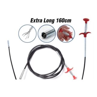 Hot 160cm Spring Pipe Dredging Tools Drain Snake/Cleaner Sticks Clog Remover Cleaning Tools Household for Kitchen Sink