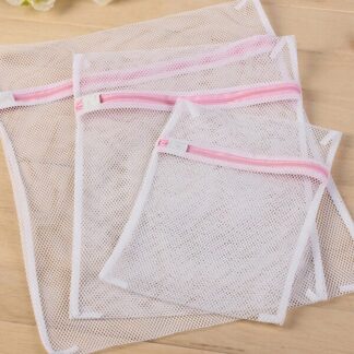 3Pcs/Set Zippered Mesh Laundry Bags for Bra Underwear Household Cleaning Tools Bra Care Underwear Cleaning Accessories