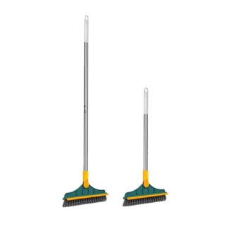 Household Cleaning Brush Adjustable Long Handle Floor Brush Kitchen Magic Broom for Washing Windows Tile Corner Gap Toilet Tools