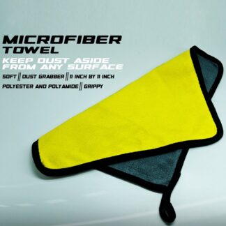 Microfiber Towel for Motorcycle Car Outdoor Household PC Cleaner Soft Double Layer 400 gsm Thicken Car Body Cleaning Wipe Rag 30 X 30 cm 1 Piece
