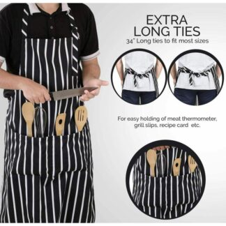 Kitchen Apron for Clean and Smart Cooking