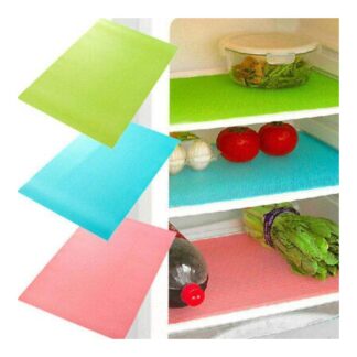 2/3/4 Pcs Easy Clean Kitchen Cabinet Pad Refrigerator Anti Slip Fridge Liner Mat
