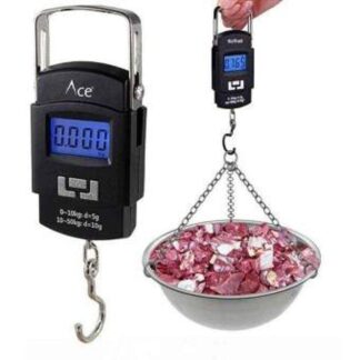 Portable Digital 50 Kg Weighing Scale With Metal Hook - Weight Machine - Weight Machine Digital