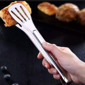 Stainless Steel Food Clip Kitchen Buffet Cooking Tool Anti Heat Bread Clip Pastry Clamp Barbecue Tongs