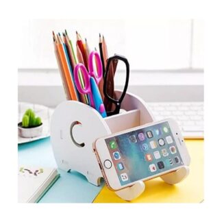 Beautiful Pen Stand with Hourglass Singel Timer Clock & Pen Holder For Home Office Desk Decor Student Stationery GlFT Item