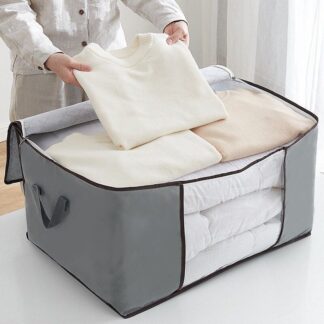 Quilt Storage Bags. King Size Cloth Storage Bag Blankets Cover, Cloth Organizer, Cloth Storage Organizer Bag (SB03)