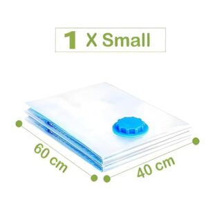 Vacuum Storage Bags Compression Organizer Set With Dual Hand Pumps