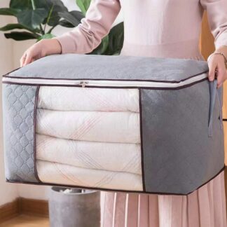 Large Capacity Quilt Storage Bags. Blankets Organizer, Cloth Organizer, Winter Cloth Storage Organizer.