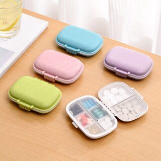 1 Pcs 8 Compartments Moisture-proof 1 Week Pill Organizer Medicine Dispenser Storage Daily Case Container Pills Box