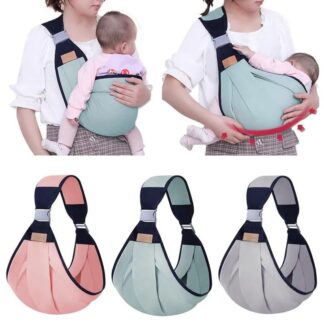 Baby Carrier Bag Lightweight Adjustable Front & Back Carry Baby Holder for Newborn to 3 Years Old – Comfortable Breathable Infant Carrier for Travel, Walking & Daily Use