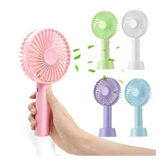 Mini Rechargeable Hand Fan – Easy to Carry, Portable Cooling Fan with Long Battery Backup for Travel & Daily Use