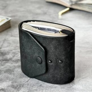 Leather Money Clip Quick Access  Holder Portable Pocket Bill Storage Pouch Lightweight Daily Carry Organizer