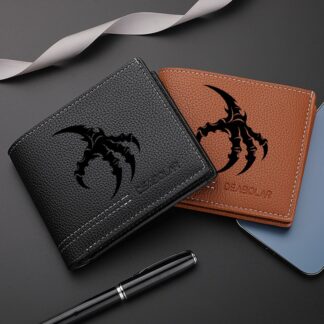 1Pc Men's Dragon Claw Print Credit Card Wallet - Multifunctional Large Capacity Coin Purse - Convenient for Carrying Id Cards, Driver's Licenses, Credit Cards, Suitable for Daily U