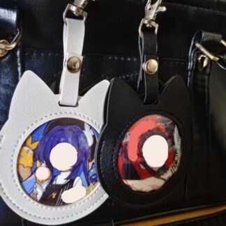 Portable Round Badge Storage Bag - Protective Case & Display Pouch, Cute Anime Bag Accessory for Badge Collection & Daily Carry
